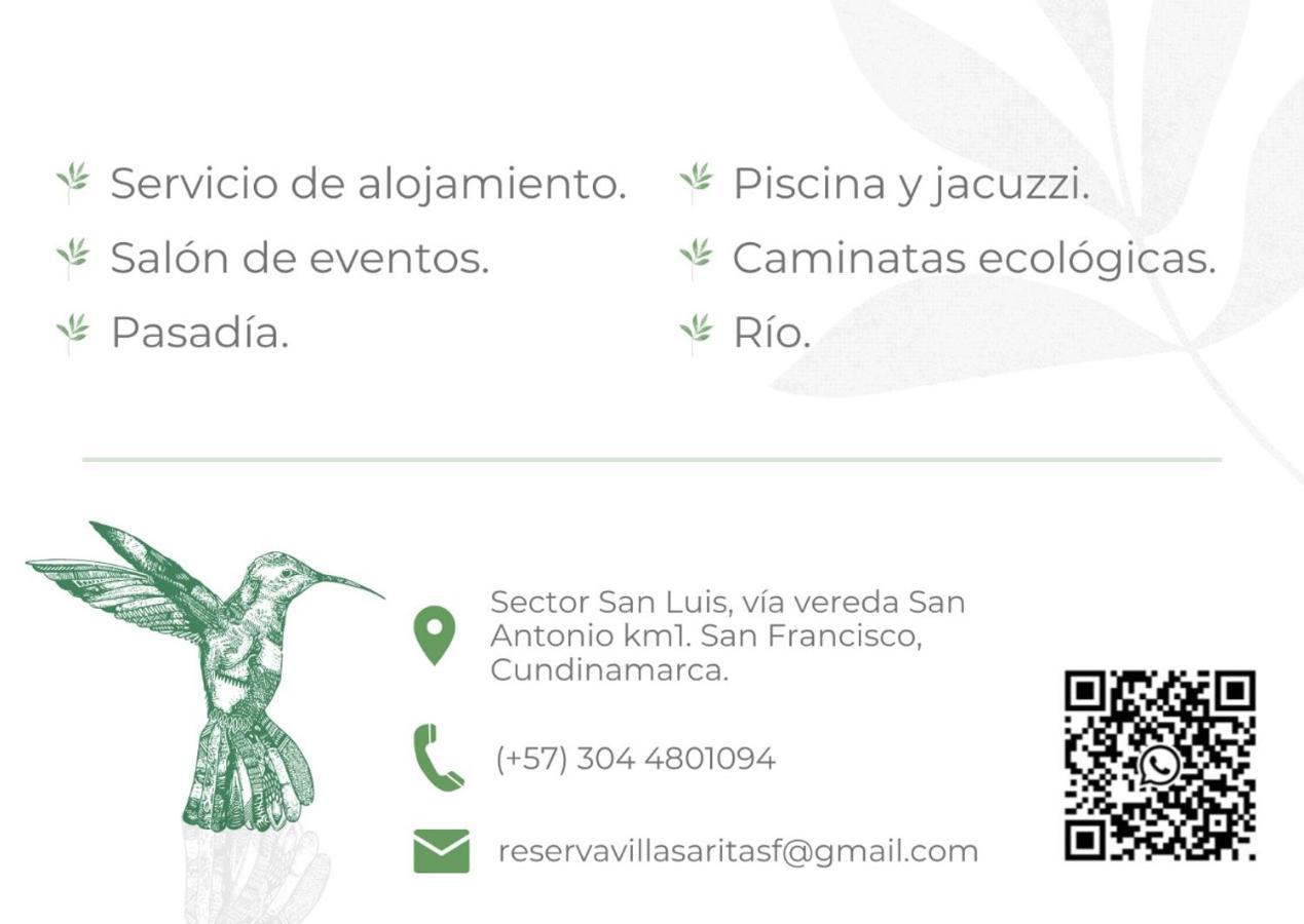 Hotel Campestre Villa Sarita San Francisco  Bagian luar foto